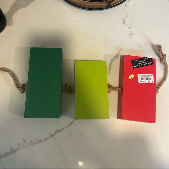 Kirkland's Wooden Block Ho Ho Ho Christmas Shelf Tabletop Decor - Picture 4 of 4